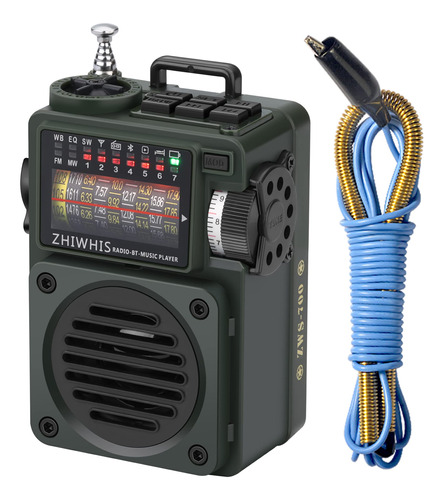 Zhiwhis Altavoces Bluetooth, Radio Porttil Con Temporizador