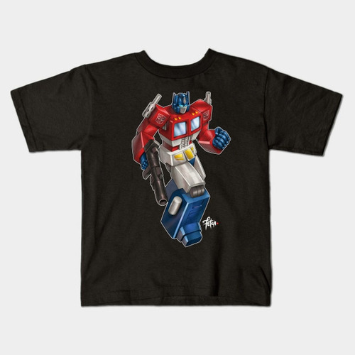 Remera Blanca O Negra Bichos Niño Niña Transformers A 8