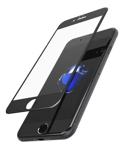 Imagen 1 de 1 de Vidrio Templado Protector Transparen Full Glue Huella iPhone