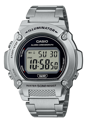 Reloj Hombre Casio W-219hd-1avdf Core Mens