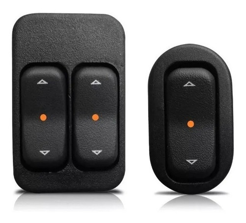 Kit Vidro Elétrico Celta 2 Portas Alarme Positron Trava