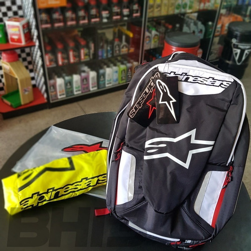Mochila Moto Alpinestars City Hunter Com Capa De Chuva