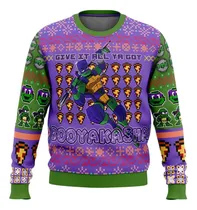 Comprar Polera Tortugas Ninja Ugly Sueter Navidad Sublimado G
