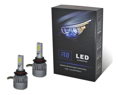 Lampada Led Hb4 50w 6000k 6000 Lumens 12v R8 Kit