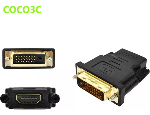 Adaptador Macho Dvi-d (24+1) A Hdmi Hembra