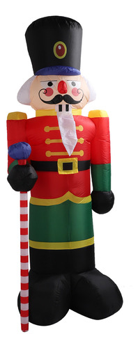 Soldado Inflable De Navidad De 7 9 Pies De Fibra De