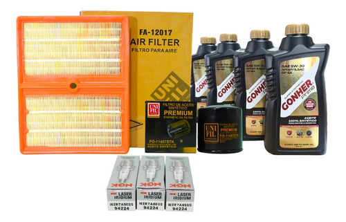Kit Afinación Para Vw Taigun 1.0 2022-2023 5w30 Bujías Aceit