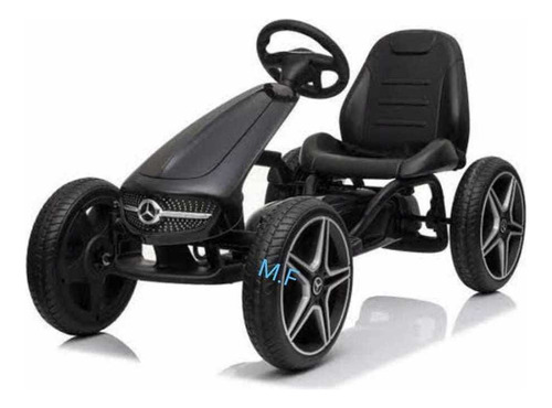 Chachicar A Pedal Go-kar Para Niño O Niña Nuevos Mercedes Color Rojo Negro Blanco