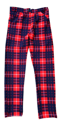 Pantalon Escoces Rojo
