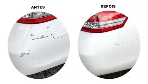 Imagem 4 de 4 de Tinta De Retoque Tira Risco Carro Vw Voyage Branco Cristal