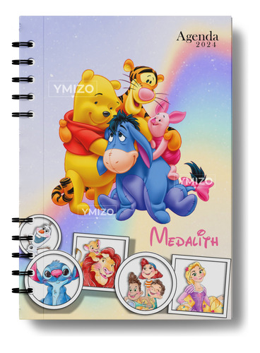 Agenda / Planner Winnie Pooh - Personalizada