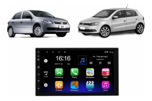 Radio Multimedia Android 7 Vw Gol G5 | G6 Wifi Gps Cámara