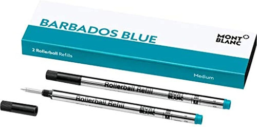 Recambios De Rollerball Montblanc (m) Barbados Azul 106932 -