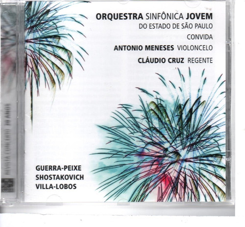 Heitor Villa Lobos Choros N.6 Cd Orq Jovem E Sp Claudio Cruz