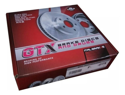 Par Discos Freno Delantero Gtx Para Lifan 320 2010 2014