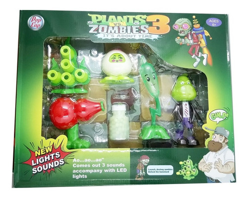 Set Plantas Vs Zombies 1pz 