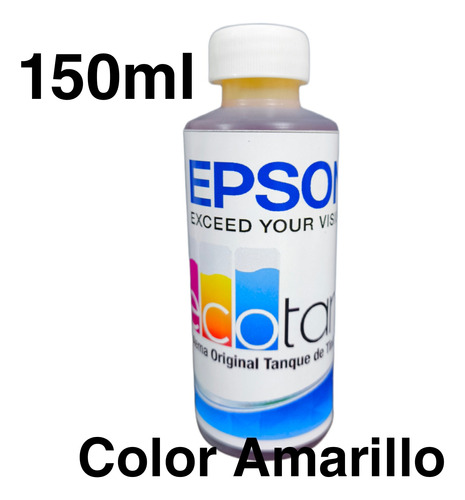 Tinta Compatible Con Impresoras Epson T522 150ml Amarillo