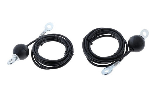 2x 2.5m Home Gym Fitness Polea Cable Cable De Acero