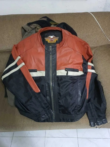 Chaqueta Mitad Cuero Mitad FricciónMarca Harley Davidson