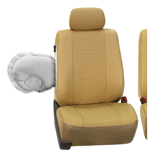 Fh Group Fh-pu007128 - Fundas De Asiento De Automóvil De 3 F