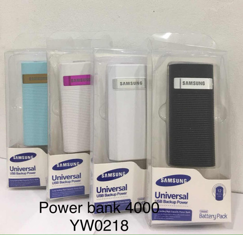 Power Bank Samsung 4000mah - Nuevos - Tienda Fisica