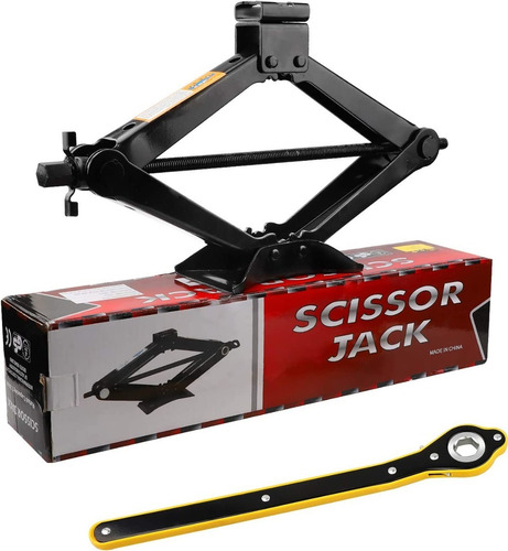 Imagen 4 de 4 de Gato Tijera Original Para Carro Con Llave De Fácil Uso