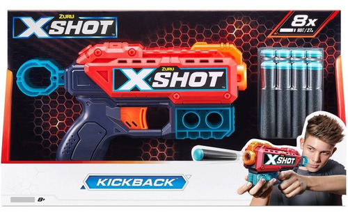 Pistola X-shot Kickback Original Zuru 5760