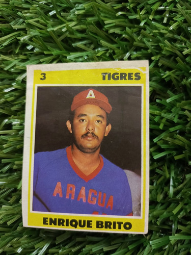 1975 Béisbol Profesional Venezolano Enrique Brito # 3