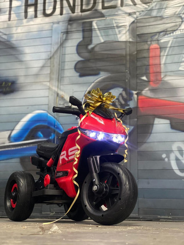 Trimoto Electrica Niño Recargable Rojo