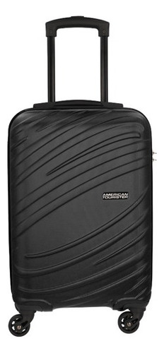 Maleta American Tourister Tesa 2.0 47.3cm de ancho x 67.5cm de alto x 28.5cm de profundidad color negra diseño lisa