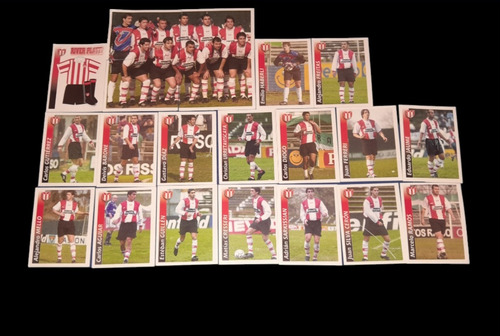 Set Completo De Figuritas Del Club River Plate 2001