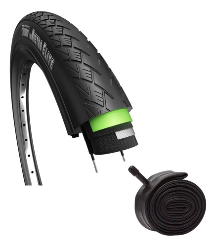 Cubierta + Camara Black Chain 700 X 45 Wanda Tyre Importada