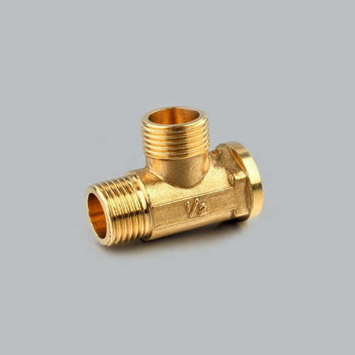 Adaptador De Montaje En T De Latón De 1/2 Conector De 3