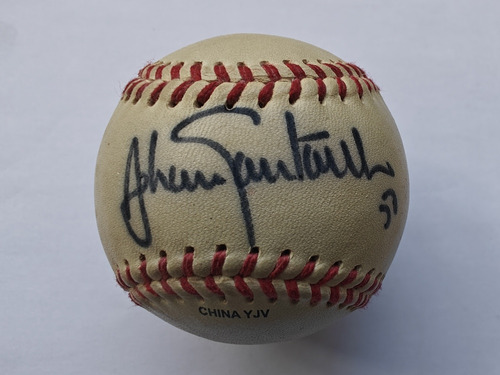 Pelota Béisbol Firmada Por Johan Santana 