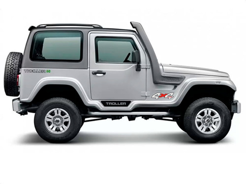Imagem 2 de 5 de Kit 2 Adesivo 4x4 Jeep Troller 2005 2006 2007 2008 2009 2010