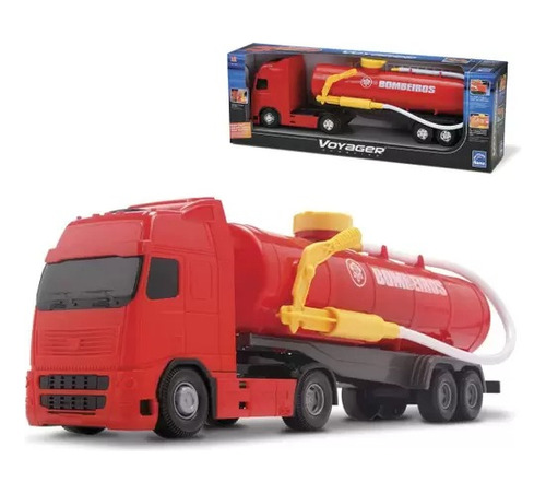 Caminhão Tanque De Agua Brinquedo Bombeiro Infantil Meninos