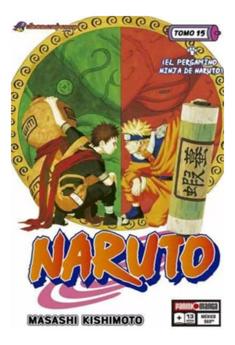 Naruto Tomo N.15 Panini Anime Español