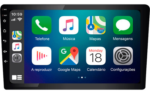 Mp5 Car Play Android Auto 9 Polegadas Roadstar Prime Rs908br