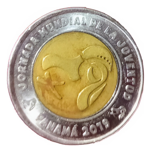 Moneda Panama 1 Balboa 2019 Jornada Juventud Vf+