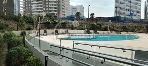 Departamento En Venta De 1 Dorm. En Concón, Con Vista Al Mar