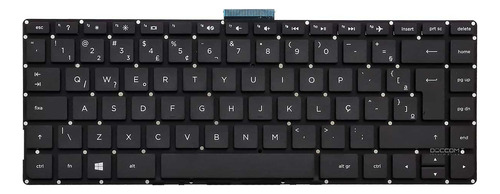 Teclado Para Notebook Hp Pavilion X360 13-s101br 13-s102br Cor Ver-foto