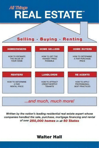 All Things Real Estate : Selling, Buying, Renting, De Walter Hall. Editorial Auctoris Press, Tapa Blanda En Inglés