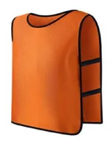 Comprar Chaleco Entrenamiento Deportes Futbol Naranja De Adulto
