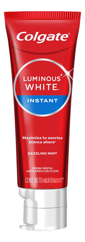 Kit 2 Pasta Dental Colgate Luminous White Instant 75 Ml C/u