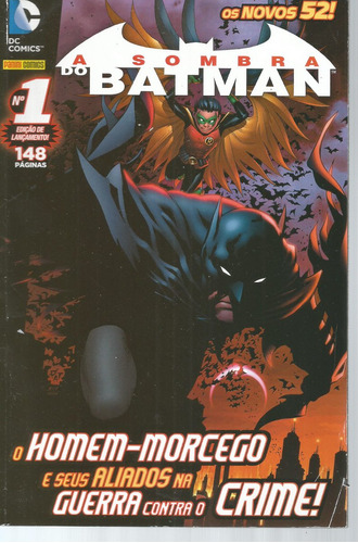 A Sombra Do Batman 1 2ª Serie - O Homem-morcego E Seus Aliados Na Guerra Contra O Crime - 148 Páginas Em Português - Editora Panini - Formato 17 X 26 - Capa Mole - 2011 - Bonellihq 1 Cx442 H18