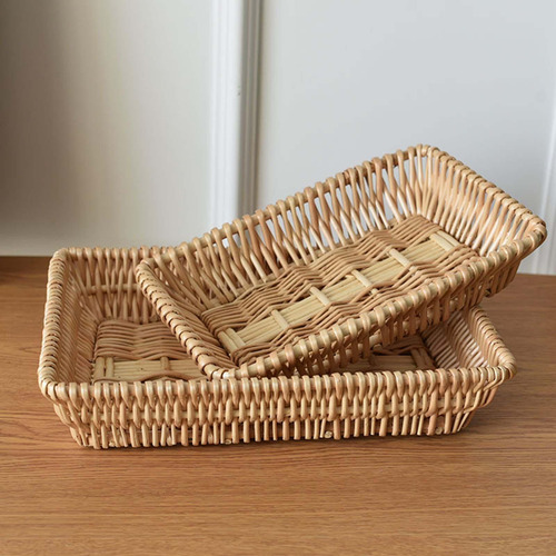 Cestas De Mimbre De Granja Cestas De Pan 30x20x6cm 30x20x6cm