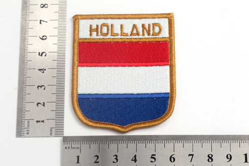 25 Parches Apliques Banderas Bordadas Del Mundo Holanda