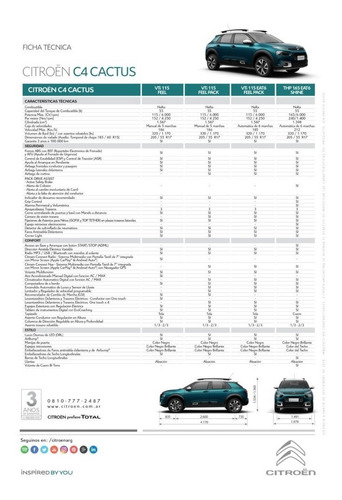 Citroën C4 Cactus Thp 165 At6 Shine Am 21 Bi Tono (d.s)