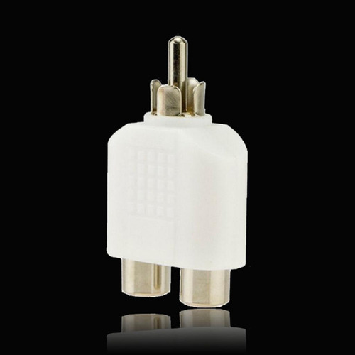 3 Paquete De 3-6 Rca Y Splitter Av Audio Video Plug 3 Piezas