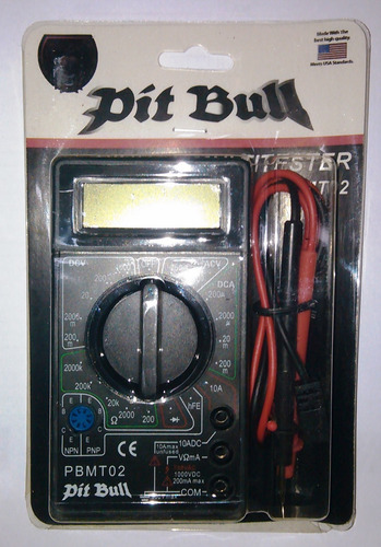 Multitester Digital M.830b/pbmt02 Pitbull